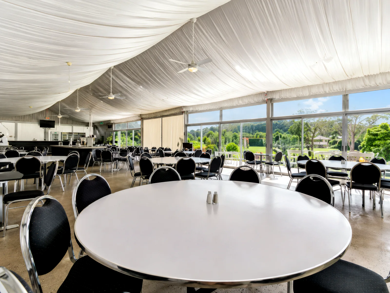 the marquee function venue at Parklands Resort